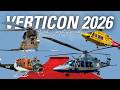 Verticon 2026 Helicopter Arrivals | Black Hawks, VIP Helicopters & More