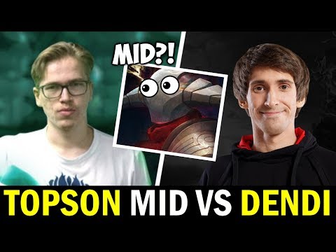 DENDI mid vs TOPSON — NO RESPECT Mid Sven Dota2