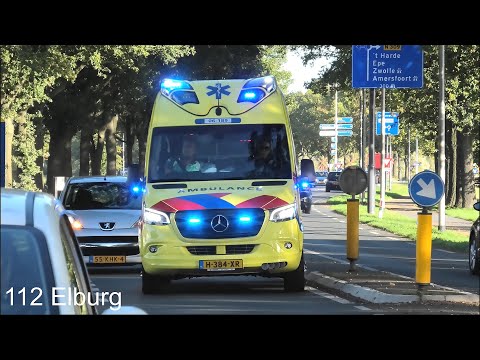 [Groet & Versneller] A1 Ambulances 06-184 Harderwijk en 06-189 Elburg met spoed in Elburg