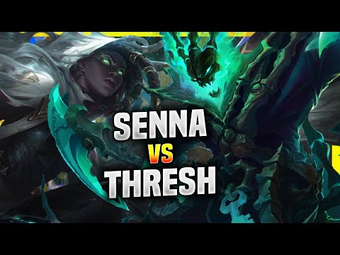 KOREAN CHALLENGER TRIES SENNA WITH NEW BUFFS! - Korean Challenger Plays Senna Support vs Thresh!