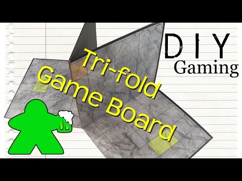 DIY Gaming - How to Make a Tri-fold Gameboard