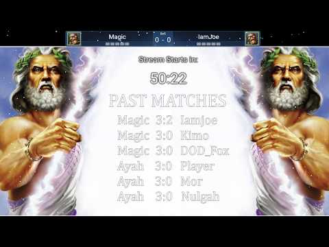 Age of Mythology: IamMagic Vs. IamJoe $125 Showmatch (bo5) Second Series