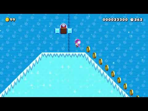 My Super Mario Maker 2 Level: Slippery Sliding Slopes