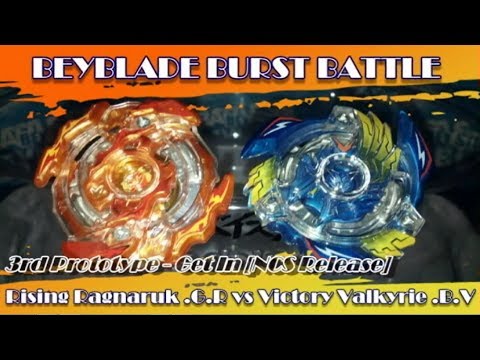 Beyblade Burst Battle - Rising Ragnaruk .G.R vs Victory Valkyrie .B.V