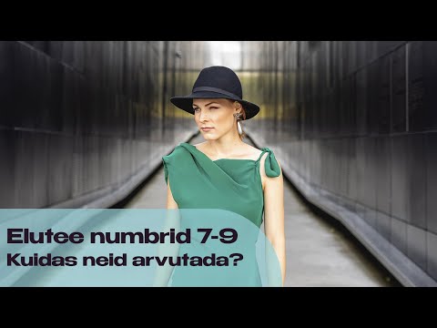 Marilyn Kerro. Elamise kunst. ELUTEE NUMBRID - kuidas arvutada, elutee numbrid 7-9.