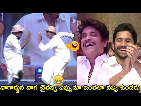 Ram Lakshman Masters Dance to Laddunda Song|Bangarraju Pre Release Event|Nagarjuna|Naga Chaitanya