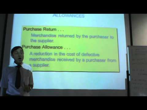 Principles of Accounting Lecture 01a