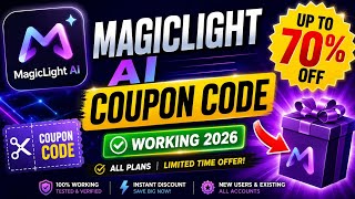 MagicLight AI Coupon Code 2026 | Get Up to 70% OFF (Working Discount Code)