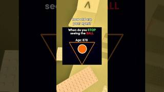WHEN DO YOU STOP SEEING THE BALL (EASY)