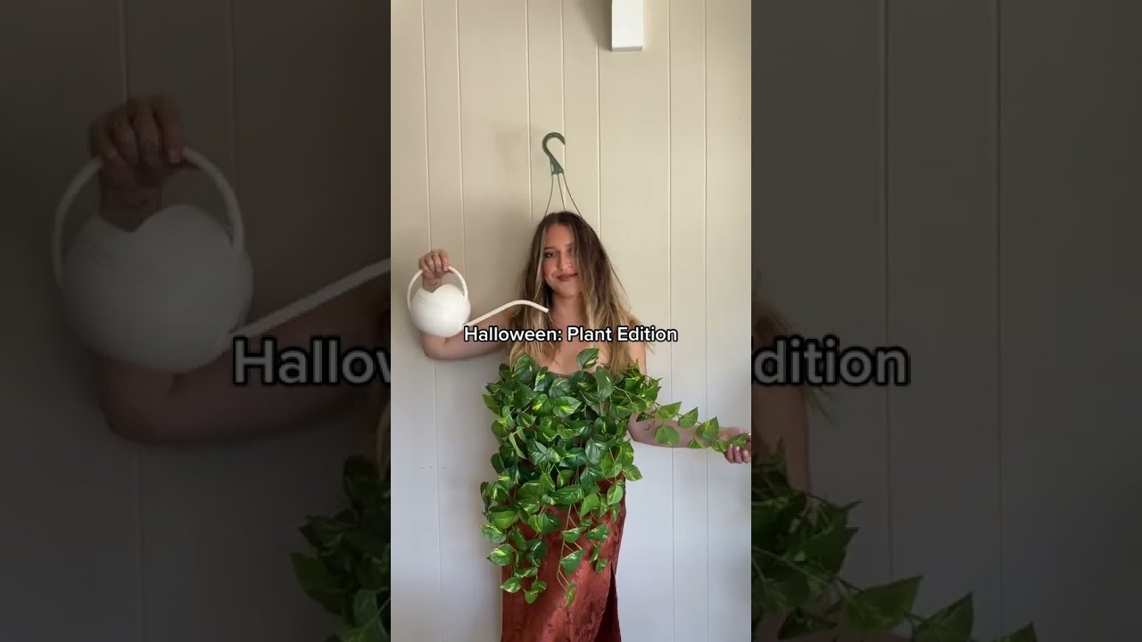 DIY Halloween Plant Costume