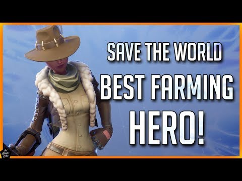 fortnite stw best farming hero how to farm materials fast easy - fortnite stw best outlander for farming