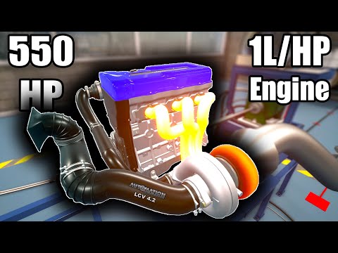 The Most Powerful HP/Liter Engine Ever (LCV 4.2) | Automation The Car Company Tycoon Game