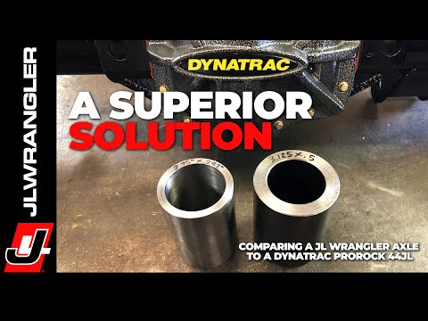 Jeep JL Wrangler Front Axle Dana Housing Compared to a Dynatrac ProRock 44