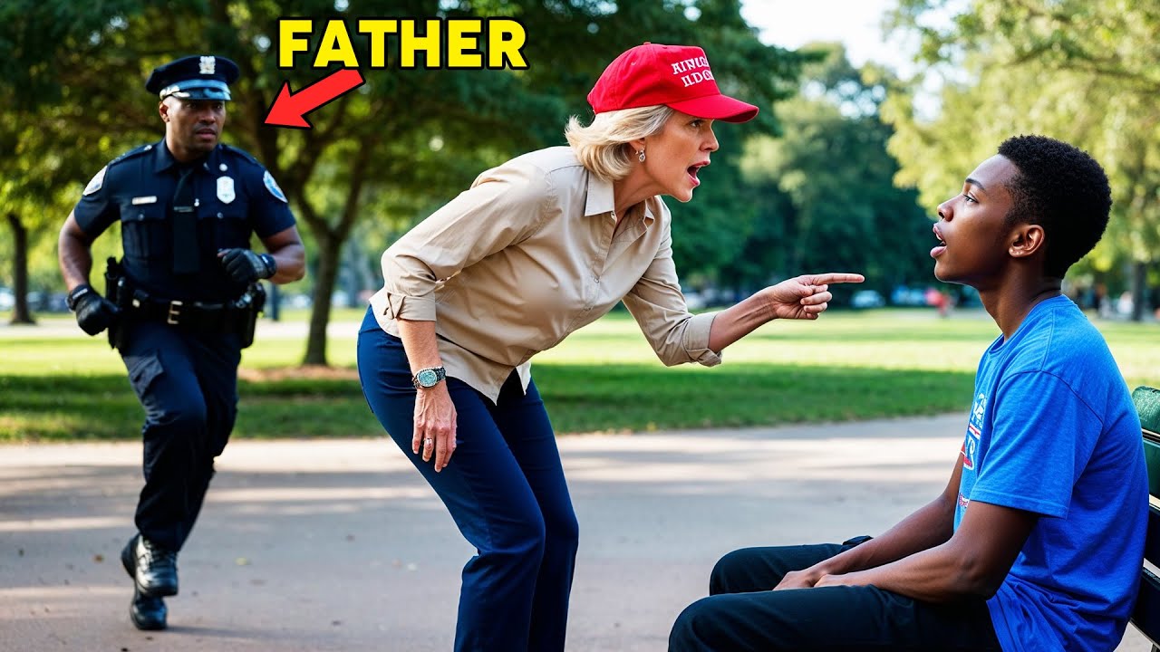 Karen Calls The Cops On Black Boy, Unaware That He Is The Son The Police Captain
