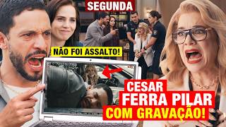 QUEM AMA CUIDA - Capítulo de hoje 24/08 SEGUNDA - Não foi ASSALTO! César se VINGA e CASTIGA Pilar!