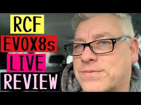 RCF EVOX 8 LINE ARRAY SPEAKERS, A live Review by DJ LEE MACGREGOR