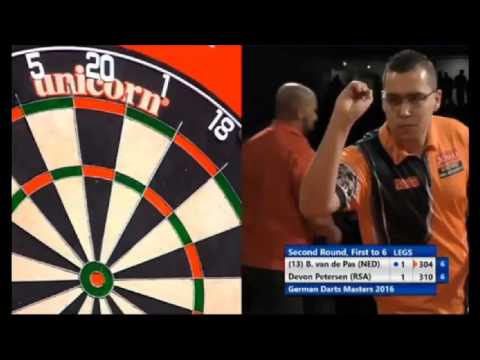 2016 German Darts Masters Round 2 van de Pas vs Petersen
