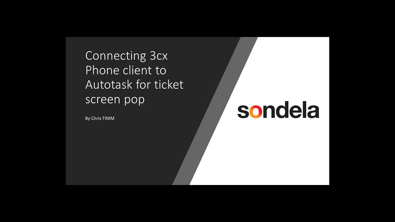 How to Connect 3cx Phone to Autotask