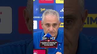 Tite foi DIRETO ao falar sobre a goleada sofrida pelo Cruzeiro contra o Botafogo