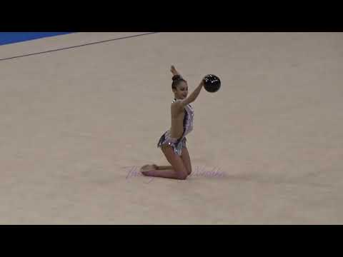 Irena OMIROU (CYP) ball - 2015 Stuttgart worlds Qualifs