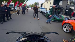 H2R Crashing Supercar Meet!