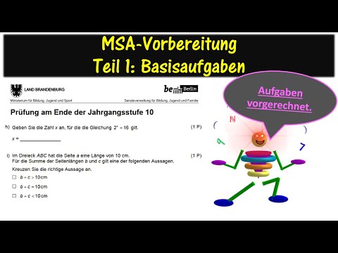 MSA 2020 Aufgaben und Lösungen Aufgabe 1