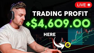 LIVE TRADING CRYPTO - How To Profit $4,609 in a Week (Trading Journey Ep 1)