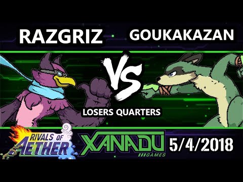 The Grind 25 RoA - Razgriz (Wrastor) Vs. GoukaKazan (Maypul) - Rivals of Aether Losers Quarters