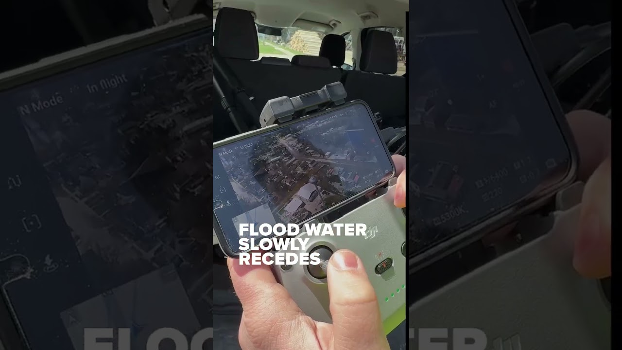 Shiocton flood water slowly recedes