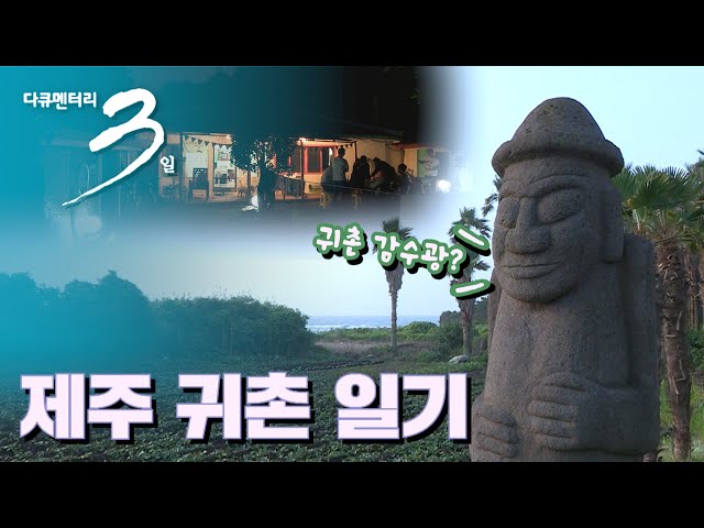 [다큐3일] 제주도 귀촌 일기 - 서귀포시 남원읍 (풀영상)