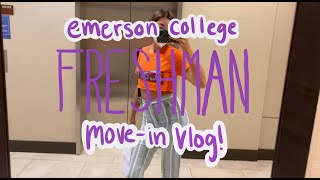 Emerson College freshman move-in vlog!