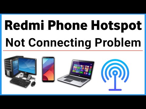 Redmi Hotspot Not Connecting | Redmi Hotspot Not Connecting In Laptop
