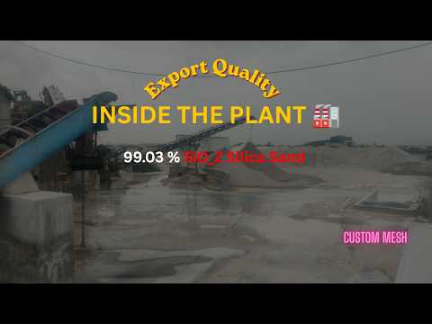 Industrial Silica Sand Quartz sand & Quartz Powder( 16 - 500 mesh) video 8