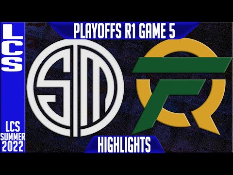 TSM vs FLY Highlights Game 5 | LCS Playoffs Summer 2022 Round 1 Lower | Team Solomid vs FlyQuest G5