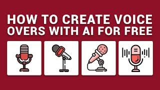 How To Create High-Quality Voice Overs For YouTube Videos With FREE AI Tools