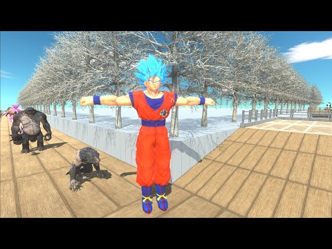 GOKU SSJ DEATH RUN - Animal Revolt Battle Simulator