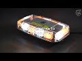 Xprite Alternating White & Amber Blaze Series 36W LED Rooftop Strobe Light with Magnetic Base - Xprite USA Xprite Alternating White & Amber Blaze Series 36W LED Rooftop Strobe Light with Magnetic Base