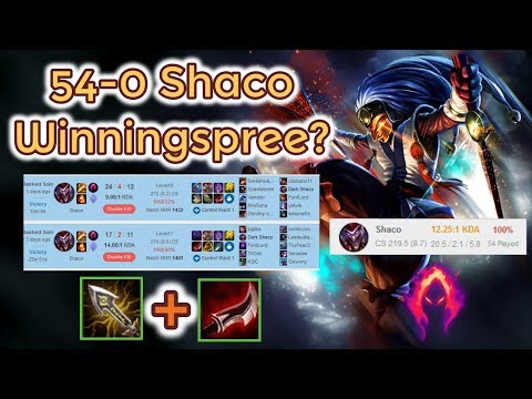 Shaco Winningspree - Road to Worldrecord [League of Legends] Full Gameplay - Infernal Shaco