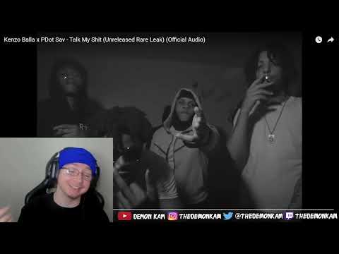 Demon Kam Reacts to Kenzo Balla x PDot Sav - Talk My Shit (Official Audio)