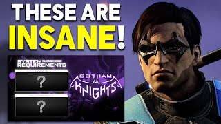 The Gotham Knights PC Requirements Are Kinda Insane - Recommended Requirements FINALLY Revealed