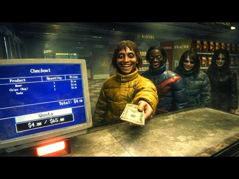 異常者だらけのスーパーでバイトするホラーゲームがヤバ過ぎた - ゆっくり実況 【HellMart / ヘルマート】Part1