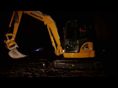 Komatsu PC55, мини-экскаваторы