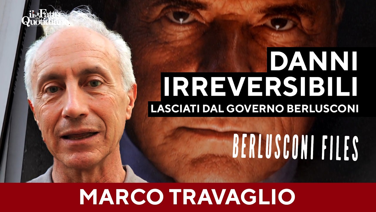 Berlusconi, Travaglio: “Resettata la memoria collettiva. È stato peggio di Meloni, era un regime”