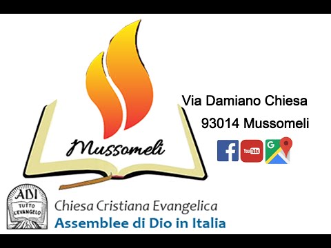 Gesù, Colui che porta a compimento la sua opera"Chiesa Cristiana Evangelica ADI Mussomeli 31.10.2021