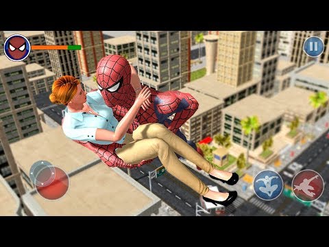 Spider Web Hero City Rescue Mission - Android Gameplay