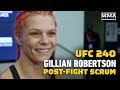 UFC 240: Gillian Robertson Could 'Smell Blood' After Cutting Sarah Frota - MMA Fighting