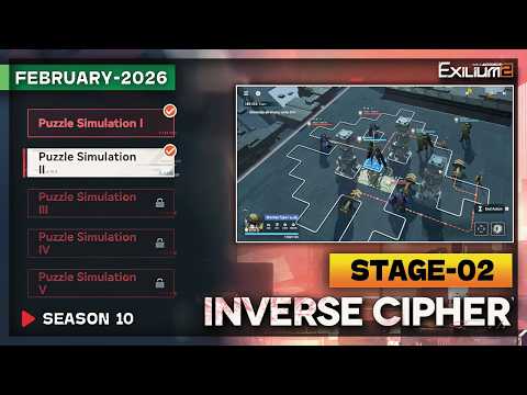 *NEW* INVERSE CYPHER SEASON 10 STAGE-2 (DP-1-2)SOLUTION | FEBRUARY 2026 [GIRLS FRONTLINE 2: EXILIUM]