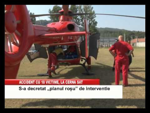 accident cu 18 victime la cerna sat