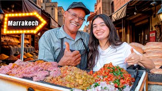 INSANE Moroccan Street Food in Marrakesh 🇲🇦 | Eating Through Jemaa El-Fna Market!