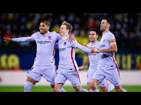Frenkie De Jong Goal Vs. Villarael (27/11/21) Barcelona 3-1 Villarael.